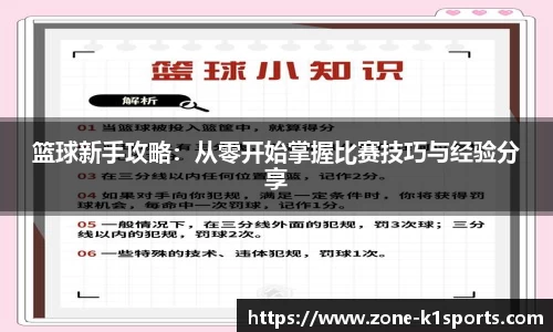 篮球新手攻略：从零开始掌握比赛技巧与经验分享